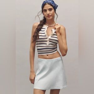 The Tildq Mini Slip Skirt: Linen Edition